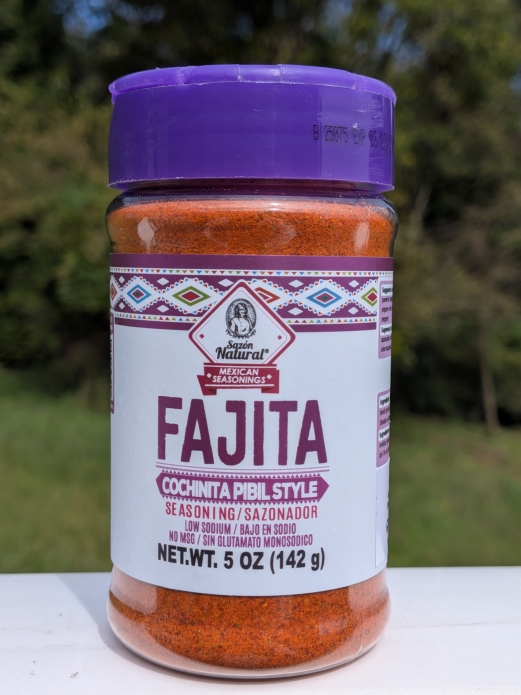 Sazon Natural FAJITA Mexican Seasoning 5oz (Low Sodium)