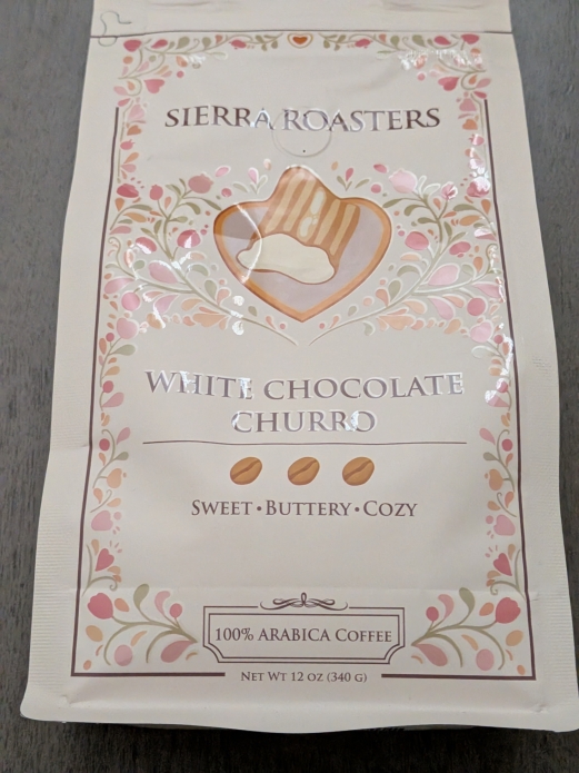 Sierra Roasters White Chocolate Flavored Ground Coffee 12oz (Churro)