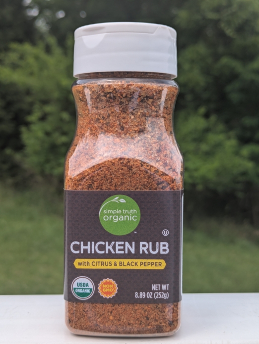 Simple Truth Organic Citrus & Black Pepper Rub  8.89oz (Chicken Rub)