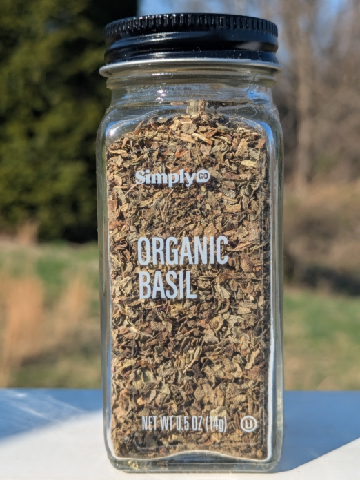 Organic Basil  Leaves SimplyGO 0.5oz