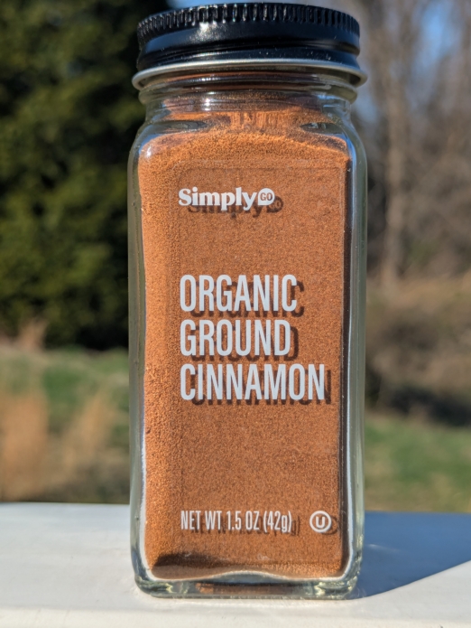 Organic Ground Cinnamon SimplyGO 1.5oz