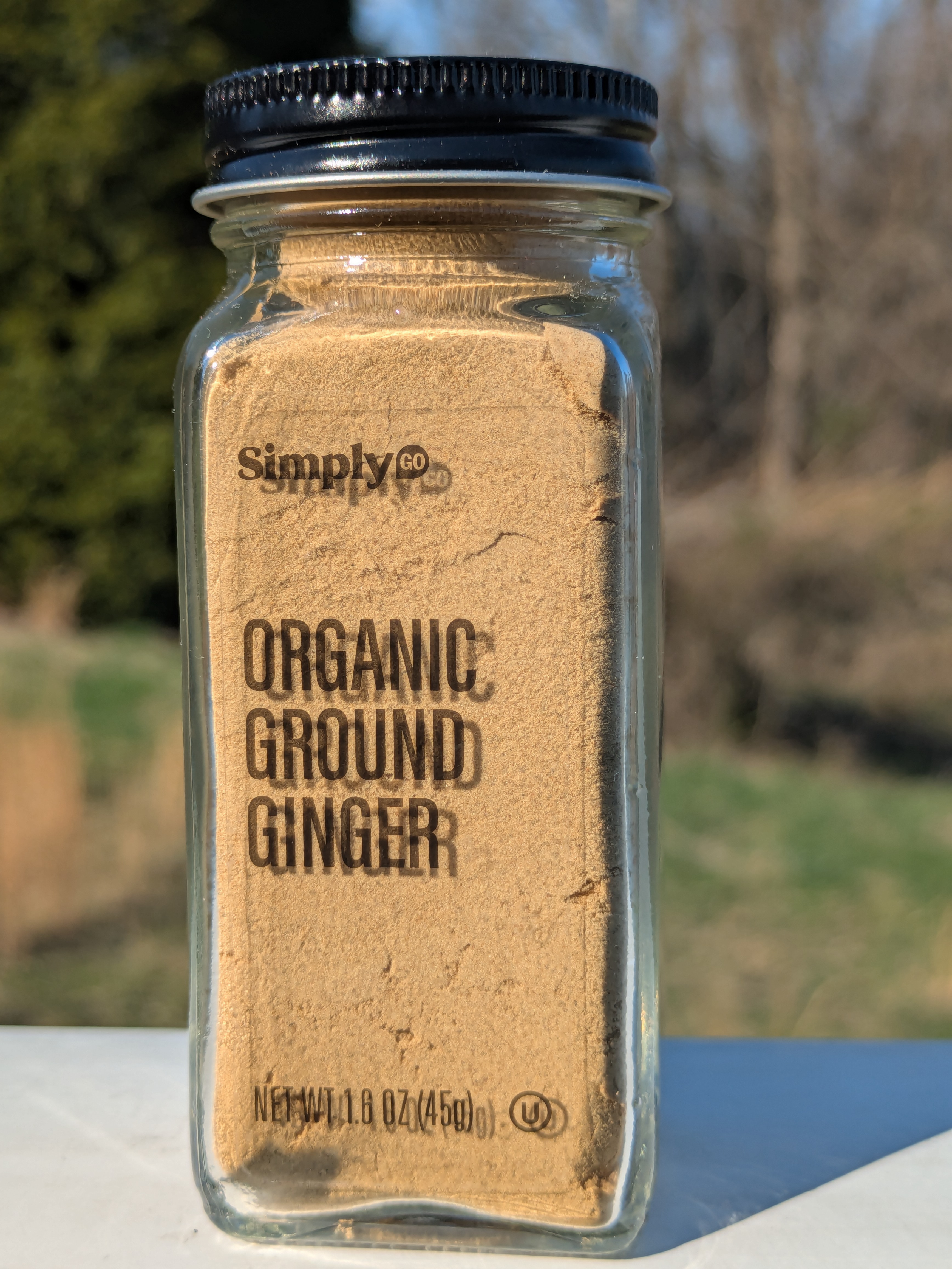 Organic Ground Ginger SimplyGO 1.6oz