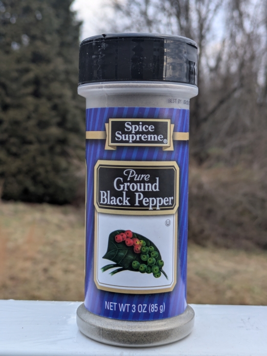 Spice Supreme Black Pepper Ground 3oz
