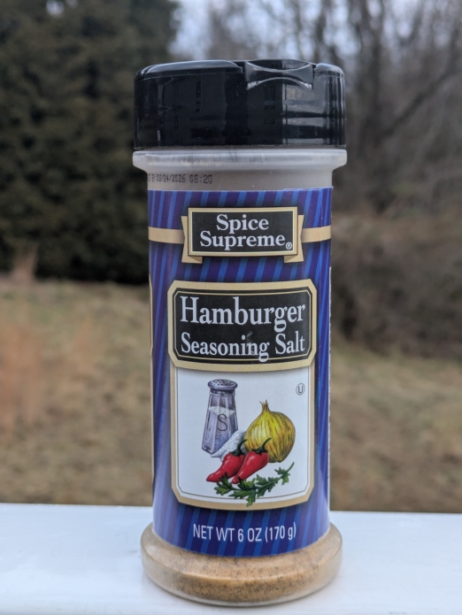 Spice Supreme Hamburger Seasoning Salt 6oz