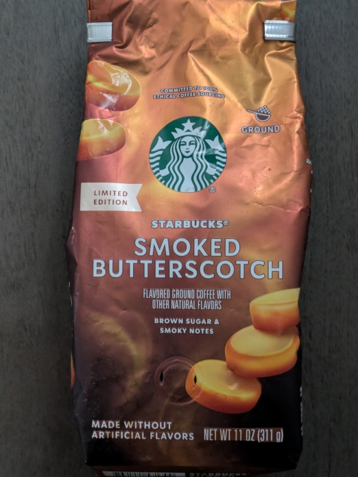Starbucks Smoked Butterscotch Flavored Groud Coffee 11oz (Medium Roast)