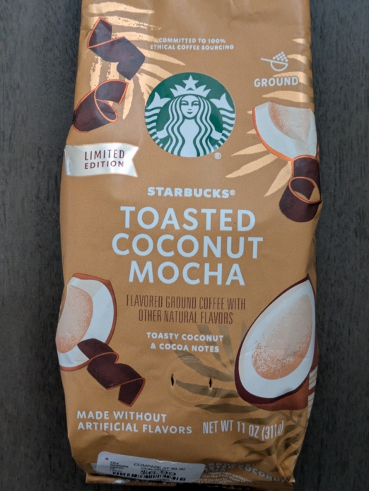 Starbucks Toasted Coconut Mocha Flavored Ground Coffee 11oz