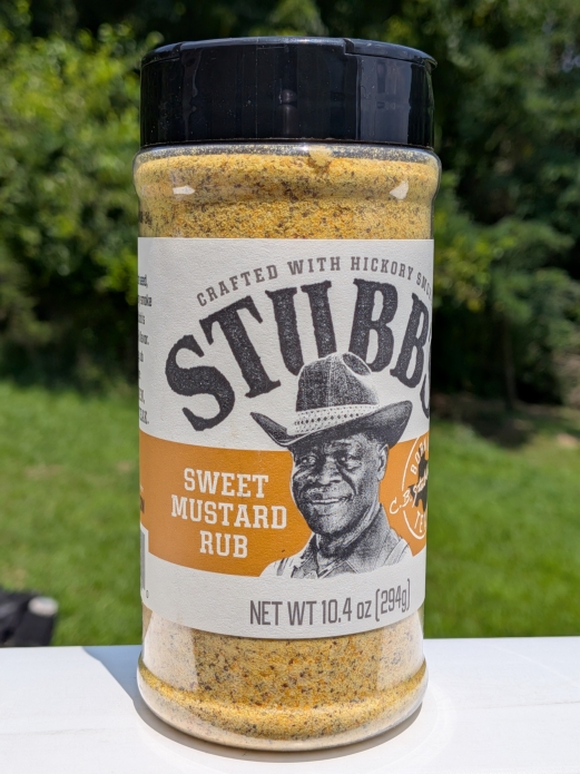 Stubbs Sweet Mustard Rub 10.4oz