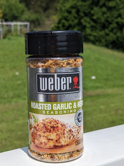 Weber jalapeno popper Smokey and garlicky seasoning