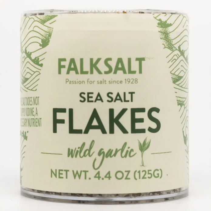 Falk Wild Garlic Sea Salt Flakes 4.4oz