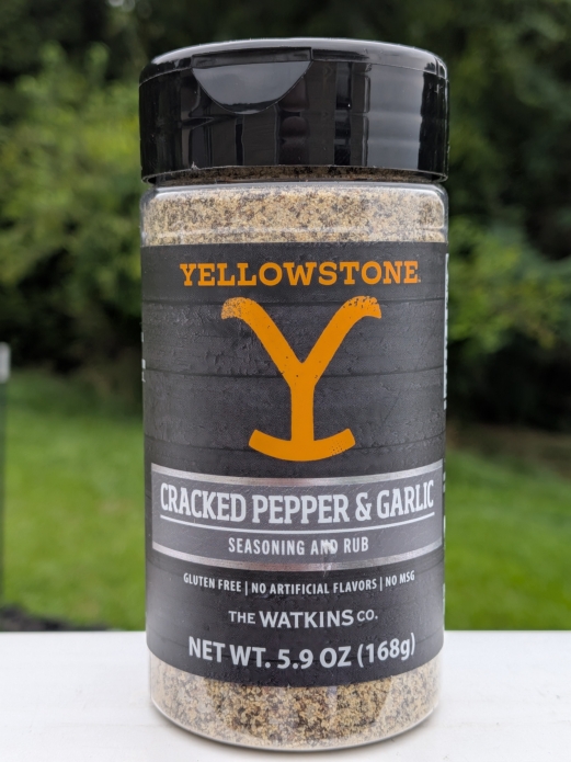 Yellowstone Cracked Pepper Garlic Seasoning & Rub 5.9oz