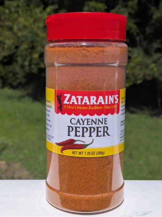 Zatarains All Natural Cayenne Pepper 7.25oz Bottle