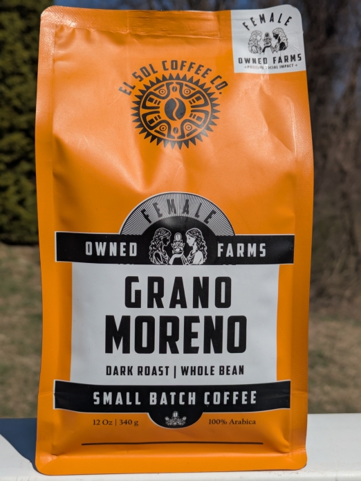 Grand Moreno Fair Trade Whole Bean Coffee 12oz (Dark Roast)