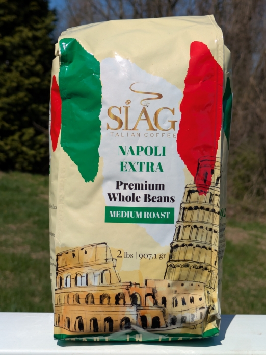 SIAG Premium Italian Whole Bean Coffee 2lbs (Medium Roast)
