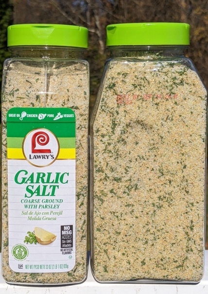 Lawrys Coarse Ground Garlic Salt with Parsley