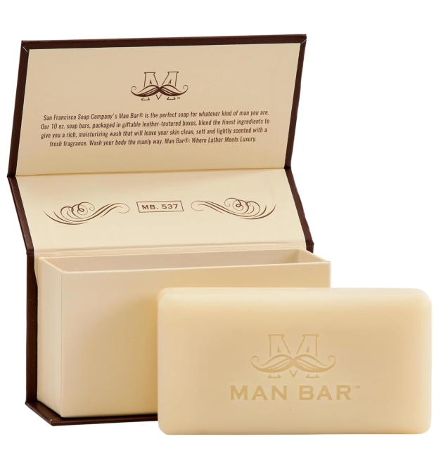 Man Bar Exotic Musk and Sandalwood Fragrance 10oz (Revitalizing)
