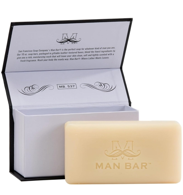 Midnight Amber Fragrance Man Bar Soap 10oz (Moisturizing)