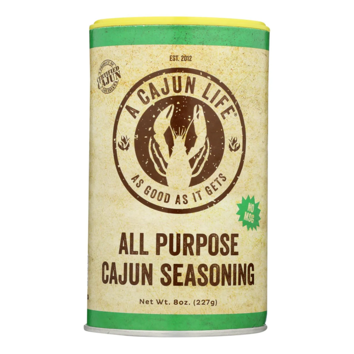A Cajun Life All Purpose Cajun Seasoning 8oz