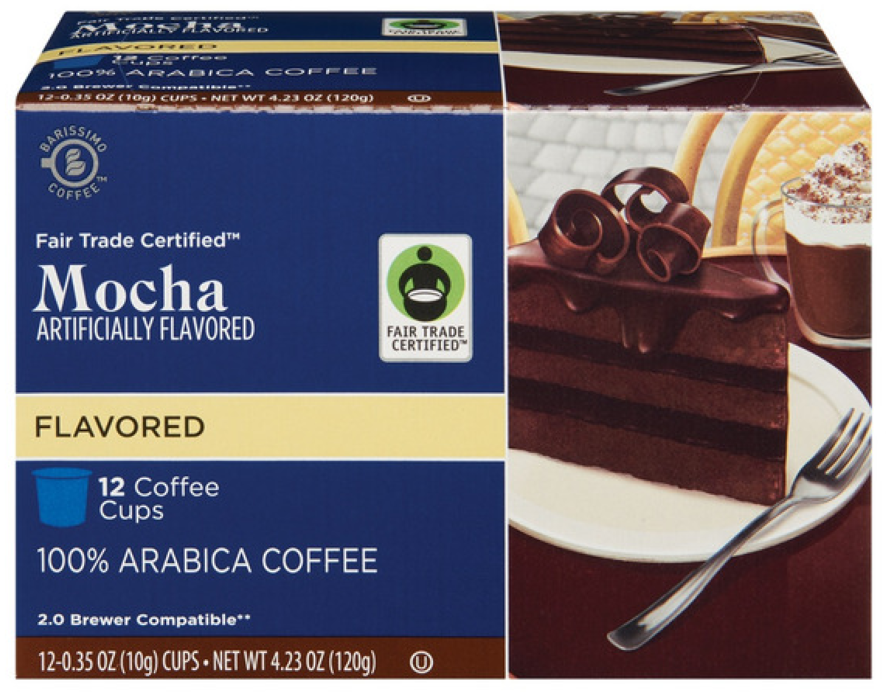 Barissimo Mocha Flavored Coffee Pods 12kcups