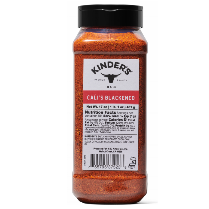 Kinders Calis Blackened Rub 1.1lbs