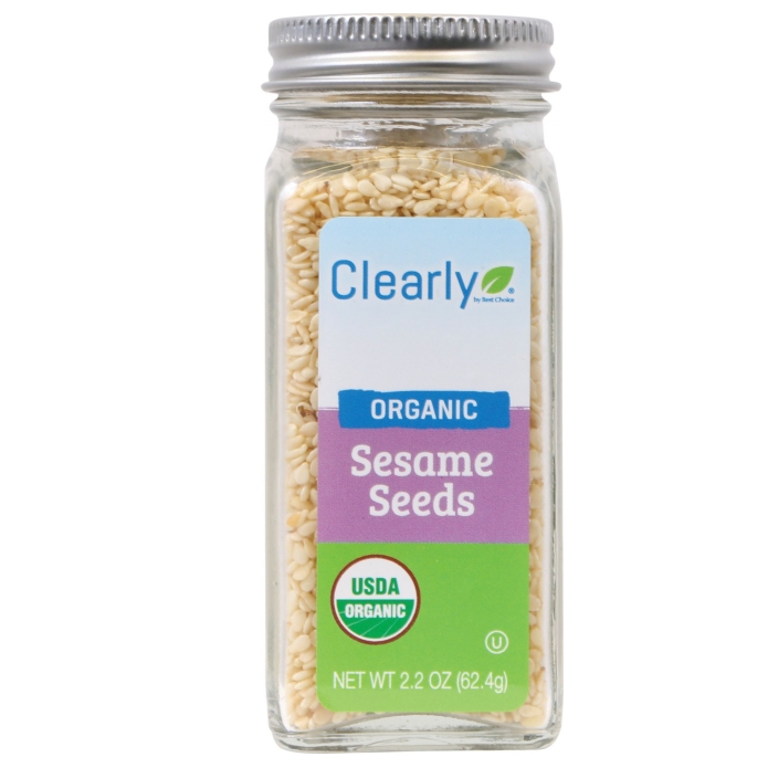 Sesame Seed Organic Spice Clearly Organic Bottle 2.2oz