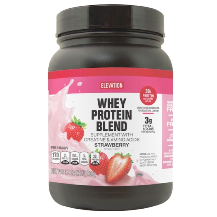 Elevation Strawberry Protein Powder 2lb (30g of Protein)