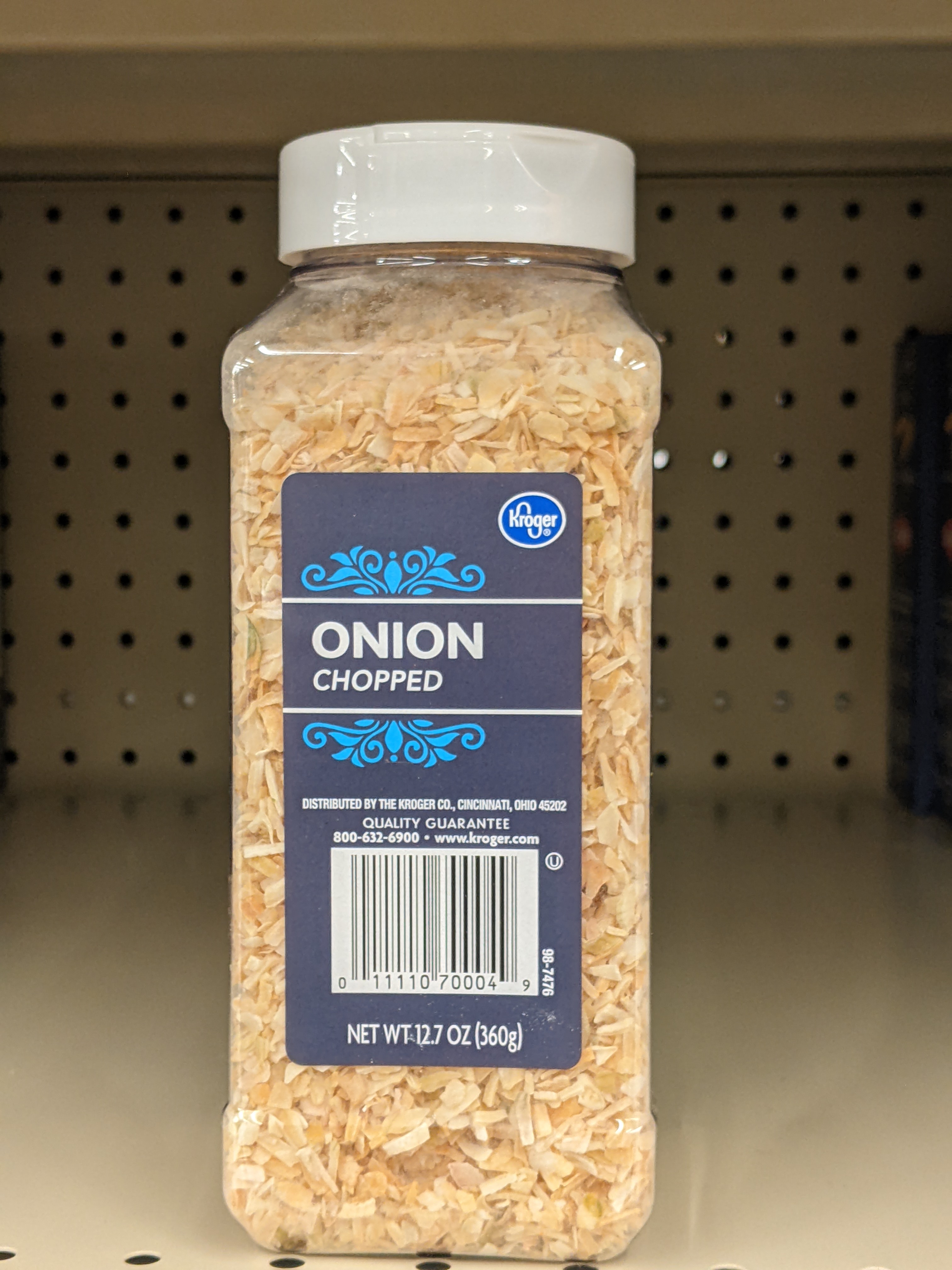Onion Chopped Kroger 12.7oz
