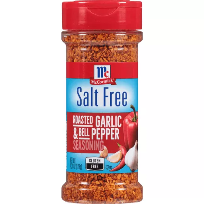 McCormick Roasted Garlic and Bell Pepper Seasoning 4.34oz (Salt Free)