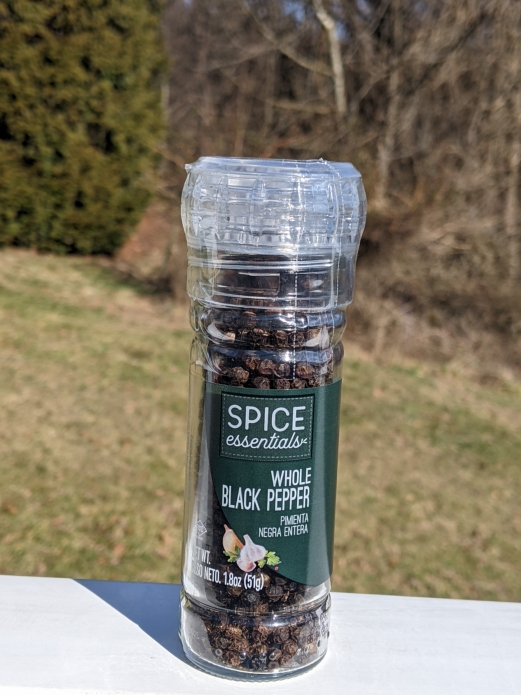 Spice Essentials Whole Black Pepper 1.8oz