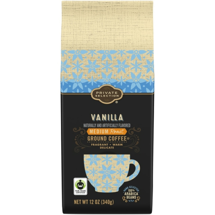 Private Selection Vanilla Flavored Ground Coffee 12oz (Medium Roast)