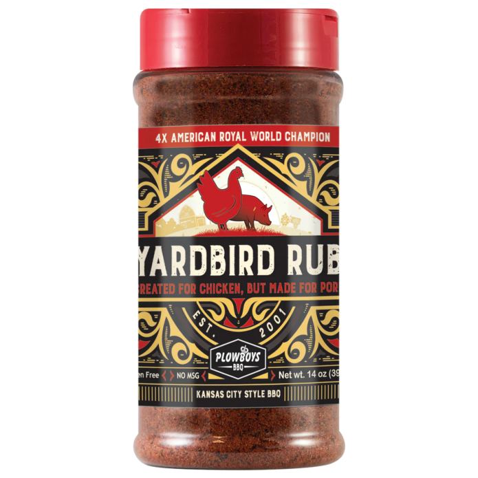 YardBird BBQ Rub Plowboys 14oz  (Award Winning)