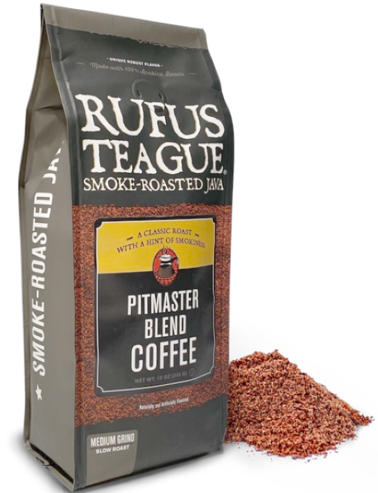 Rufus Teague Barbecue Pitmaster Blend Smoke Roasted.