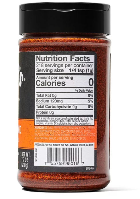 Kinders The Taco Blend Seasoning with Ancho Chili