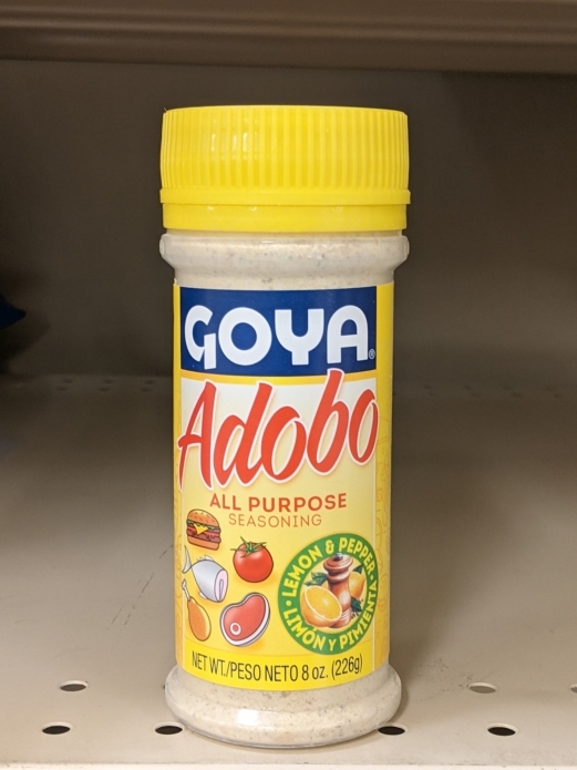 Goya Adobo All-Purpose Seasoning with Lemon and Pepper